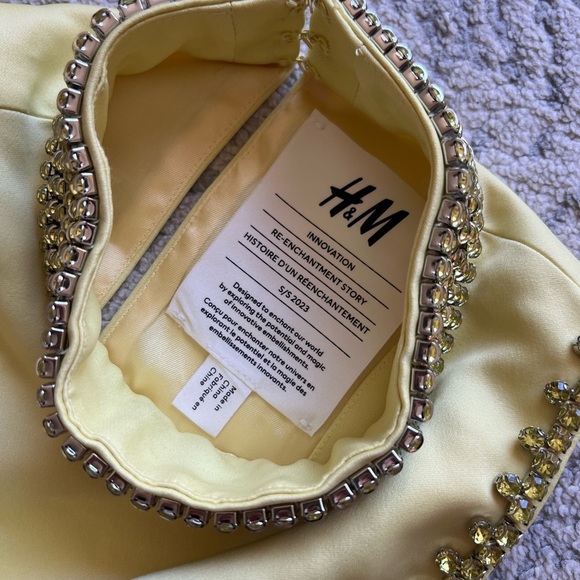 NWOT Rhinestone-embellished A-line Dress H&M - Picture 4 of 7